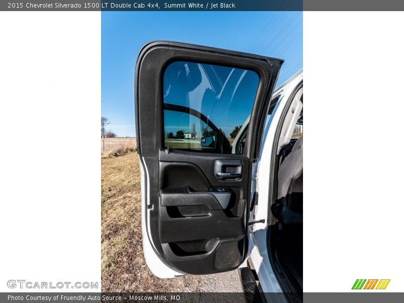 Summit White / Jet Black 2015 Chevrolet Silverado 1500 LT Double Cab 4x4