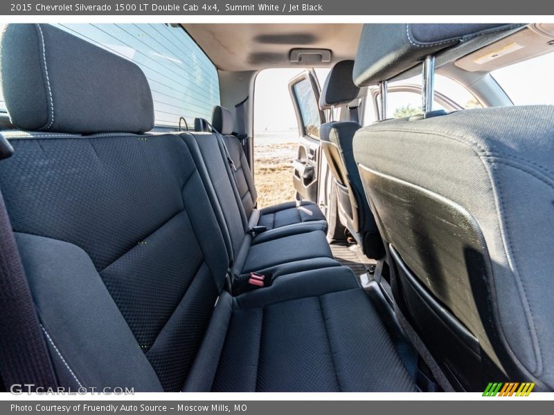 Summit White / Jet Black 2015 Chevrolet Silverado 1500 LT Double Cab 4x4