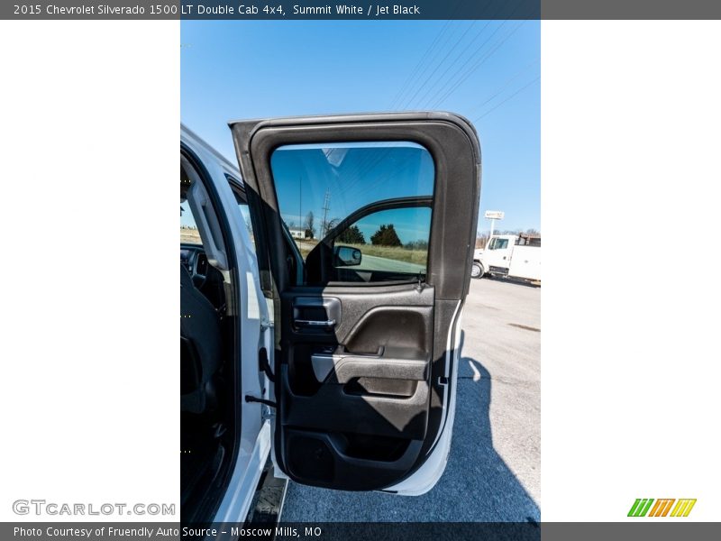 Summit White / Jet Black 2015 Chevrolet Silverado 1500 LT Double Cab 4x4