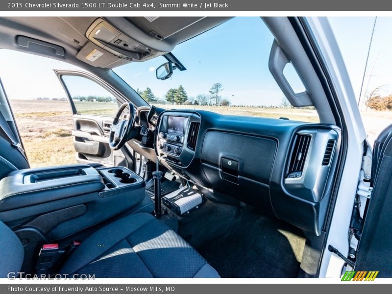 Summit White / Jet Black 2015 Chevrolet Silverado 1500 LT Double Cab 4x4