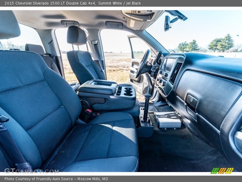 Summit White / Jet Black 2015 Chevrolet Silverado 1500 LT Double Cab 4x4