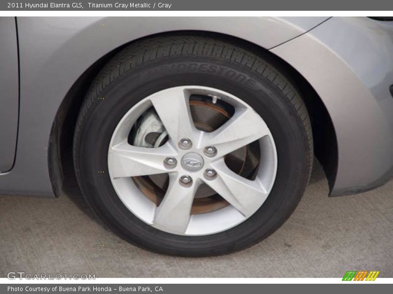 Titanium Gray Metallic / Gray 2011 Hyundai Elantra GLS