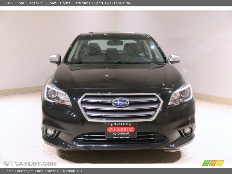Crystal Black Silica / Sport Two-Tone Gray 2017 Subaru Legacy 2.5i Sport