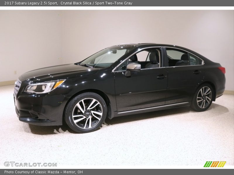 Crystal Black Silica / Sport Two-Tone Gray 2017 Subaru Legacy 2.5i Sport