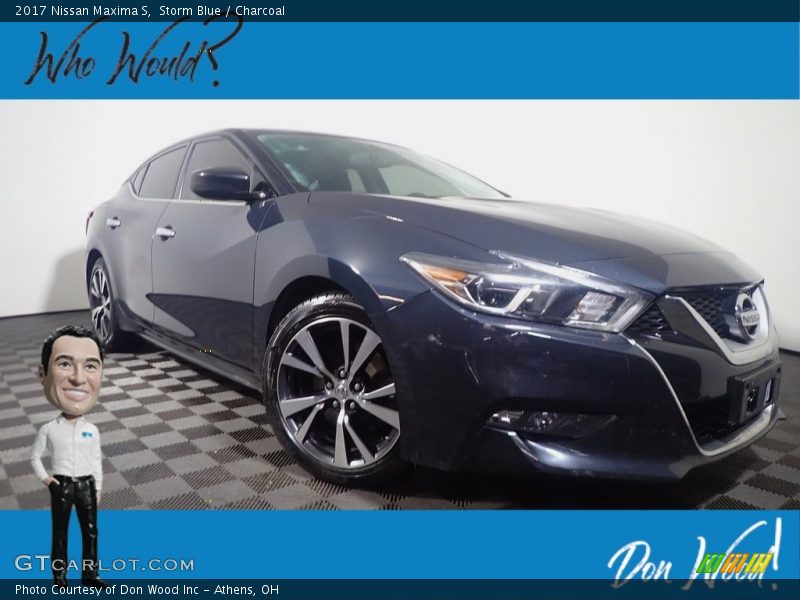 Storm Blue / Charcoal 2017 Nissan Maxima S
