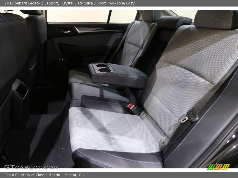 Crystal Black Silica / Sport Two-Tone Gray 2017 Subaru Legacy 2.5i Sport