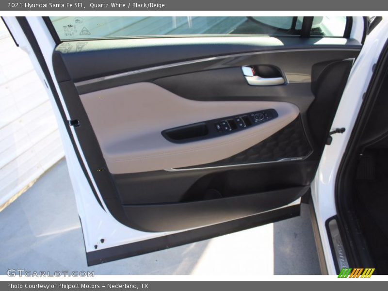 Quartz White / Black/Beige 2021 Hyundai Santa Fe SEL