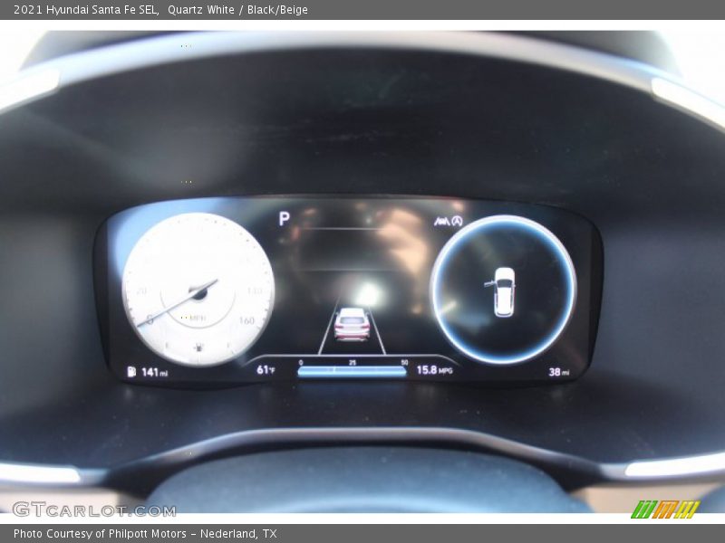 Quartz White / Black/Beige 2021 Hyundai Santa Fe SEL
