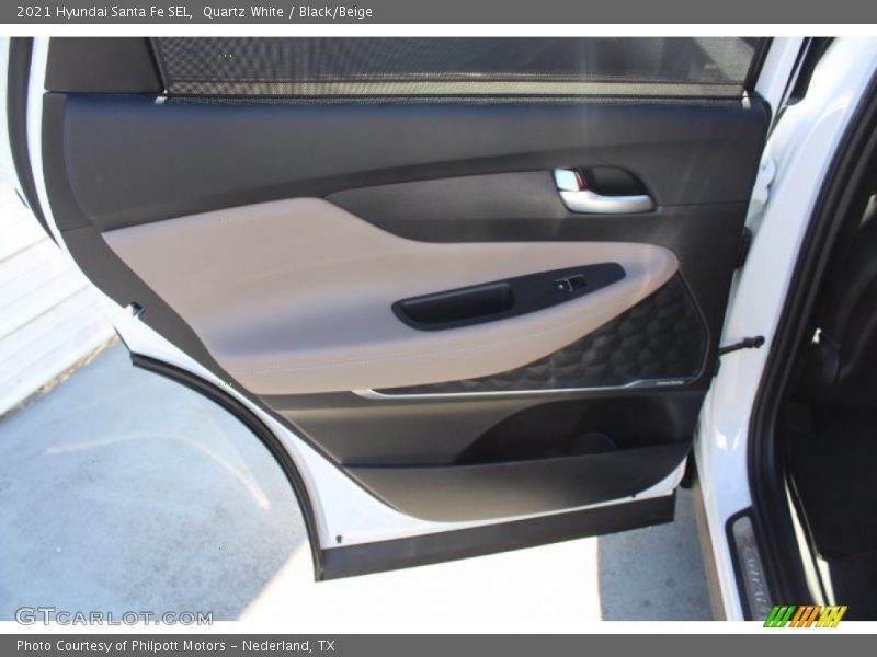 Quartz White / Black/Beige 2021 Hyundai Santa Fe SEL