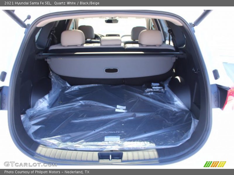 Quartz White / Black/Beige 2021 Hyundai Santa Fe SEL
