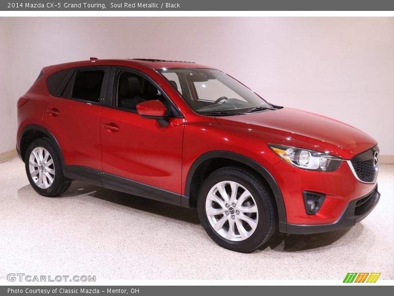Soul Red Metallic / Black 2014 Mazda CX-5 Grand Touring
