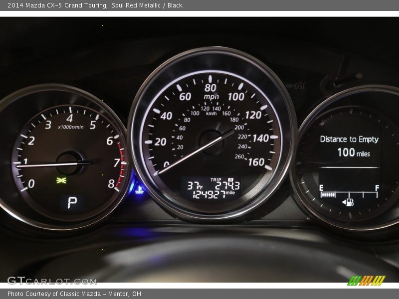 Soul Red Metallic / Black 2014 Mazda CX-5 Grand Touring