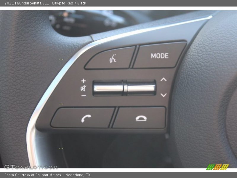 Calypso Red / Black 2021 Hyundai Sonata SEL