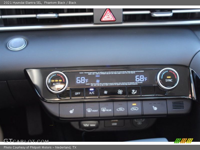 Phantom Black / Black 2021 Hyundai Elantra SEL