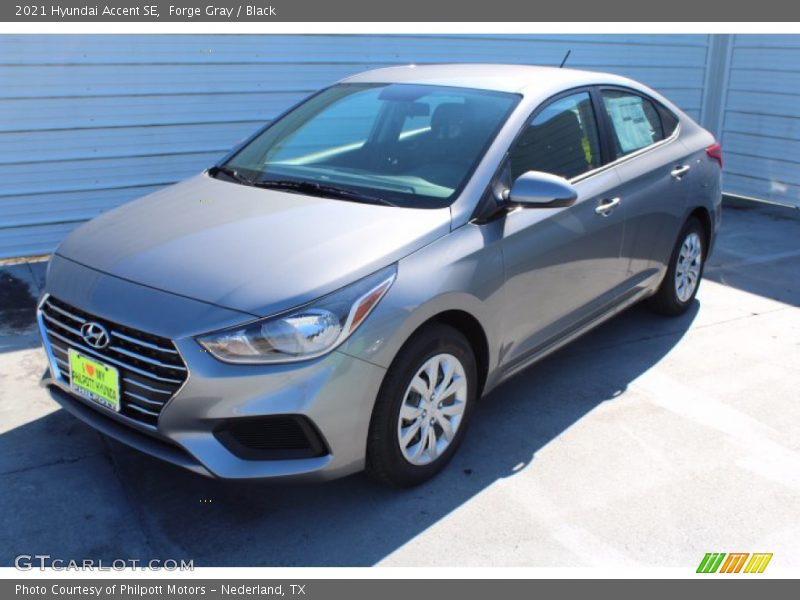 Forge Gray / Black 2021 Hyundai Accent SE