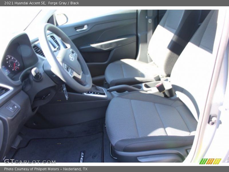 Forge Gray / Black 2021 Hyundai Accent SE