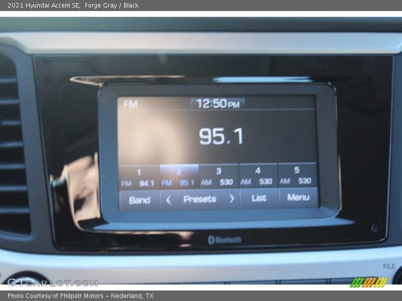 Forge Gray / Black 2021 Hyundai Accent SE