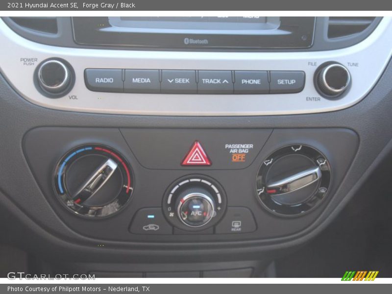 Forge Gray / Black 2021 Hyundai Accent SE