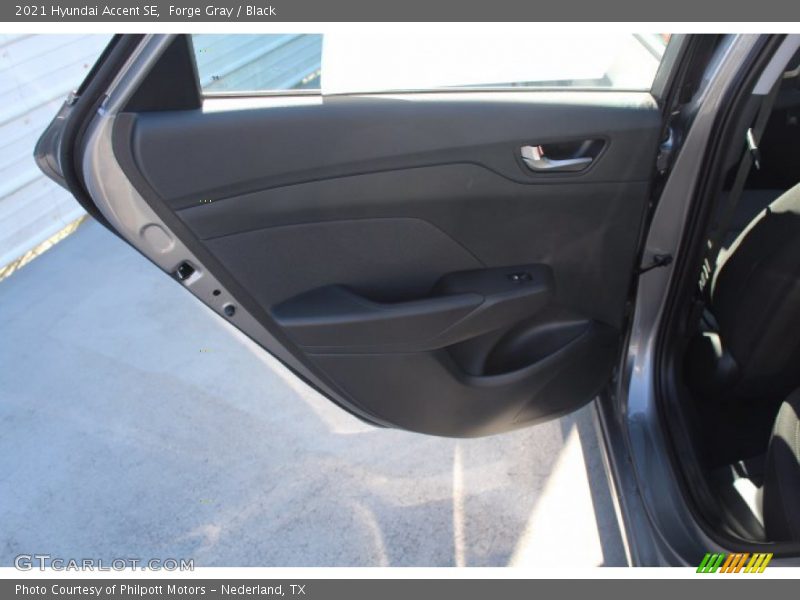 Forge Gray / Black 2021 Hyundai Accent SE