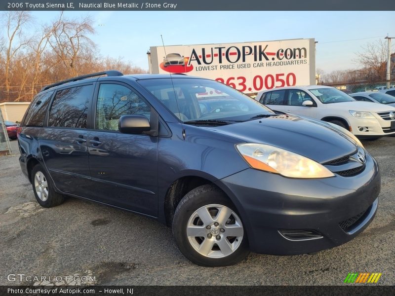 Nautical Blue Metallic / Stone Gray 2006 Toyota Sienna LE