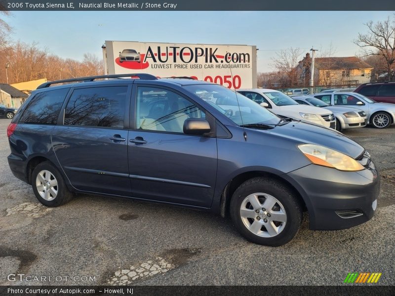 Nautical Blue Metallic / Stone Gray 2006 Toyota Sienna LE