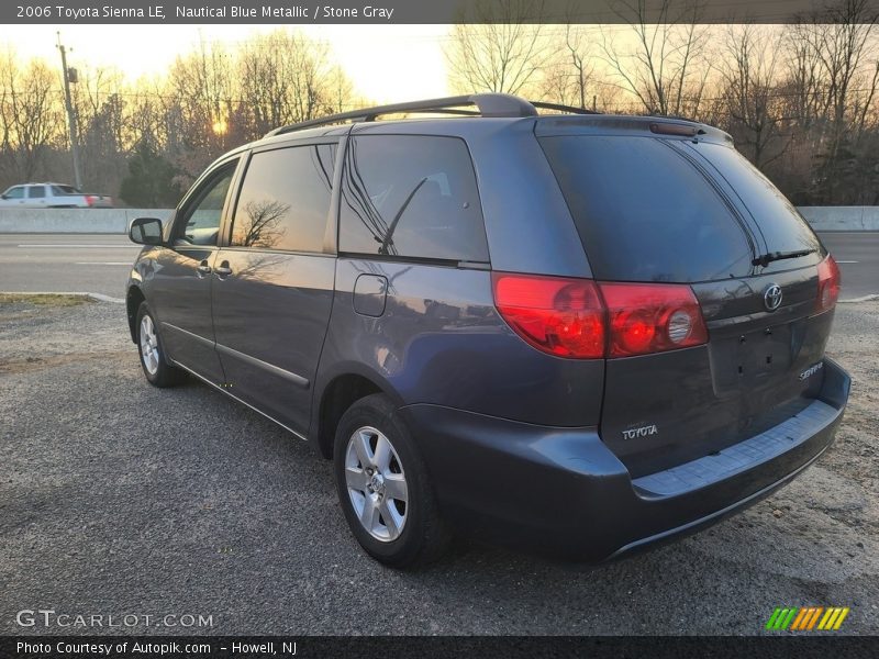 Nautical Blue Metallic / Stone Gray 2006 Toyota Sienna LE