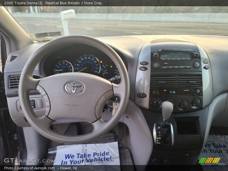 Nautical Blue Metallic / Stone Gray 2006 Toyota Sienna LE