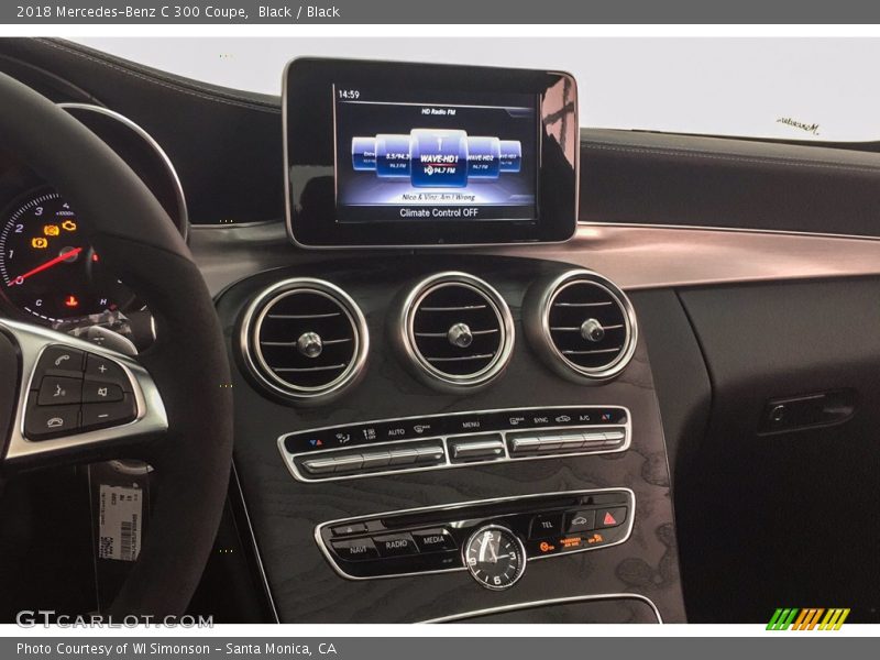 Black / Black 2018 Mercedes-Benz C 300 Coupe
