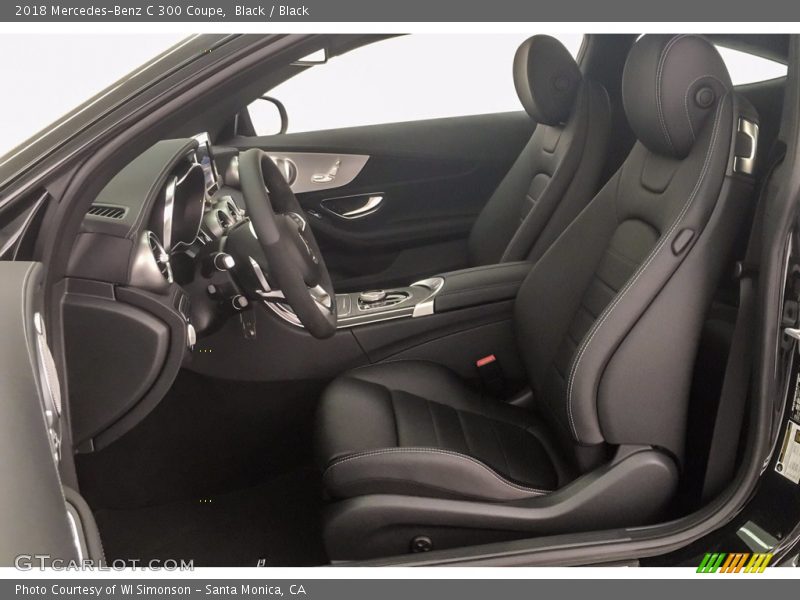 Black / Black 2018 Mercedes-Benz C 300 Coupe