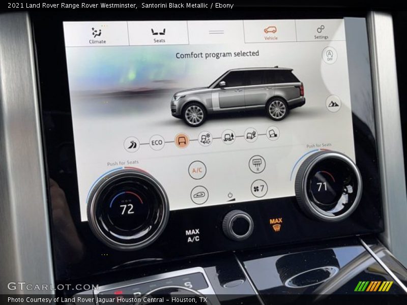 Santorini Black Metallic / Ebony 2021 Land Rover Range Rover Westminster