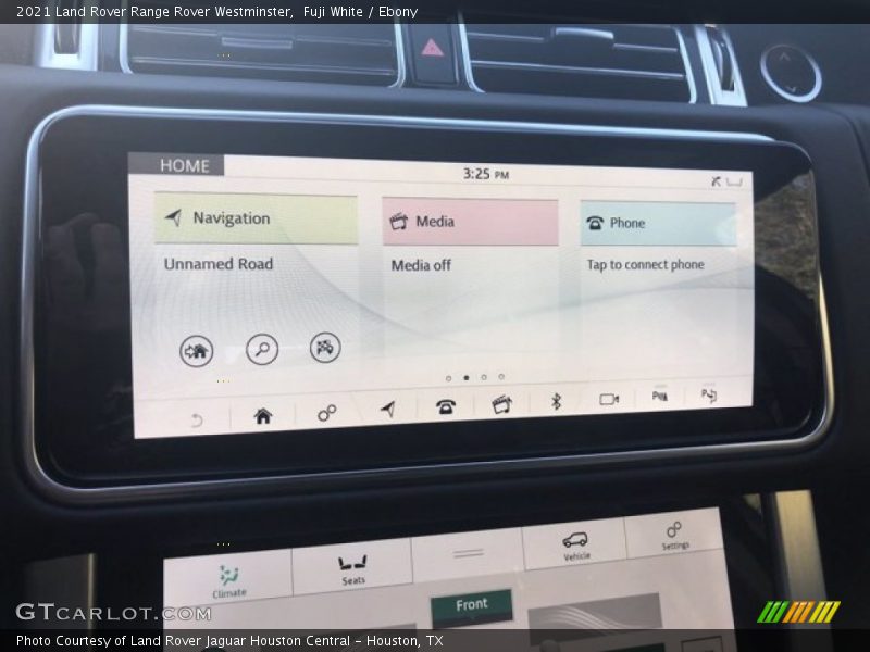 Controls of 2021 Range Rover Westminster