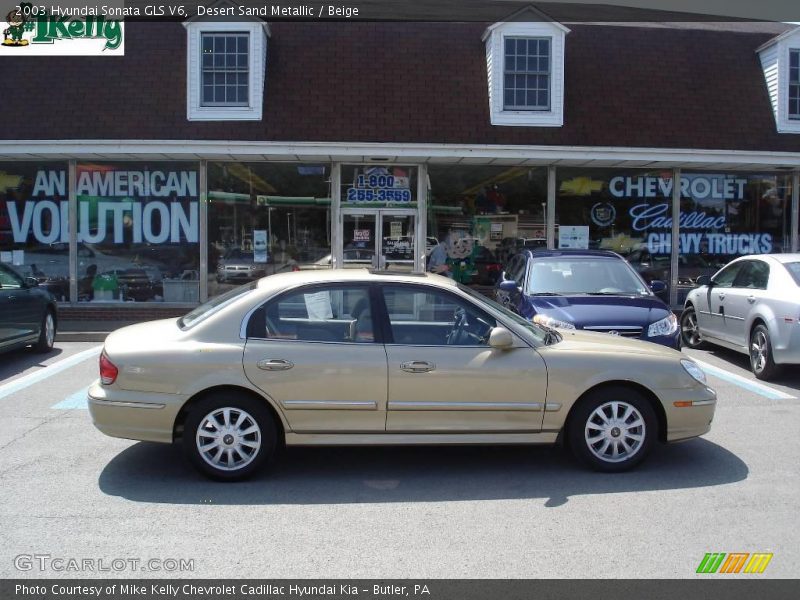 Desert Sand Metallic / Beige 2003 Hyundai Sonata GLS V6