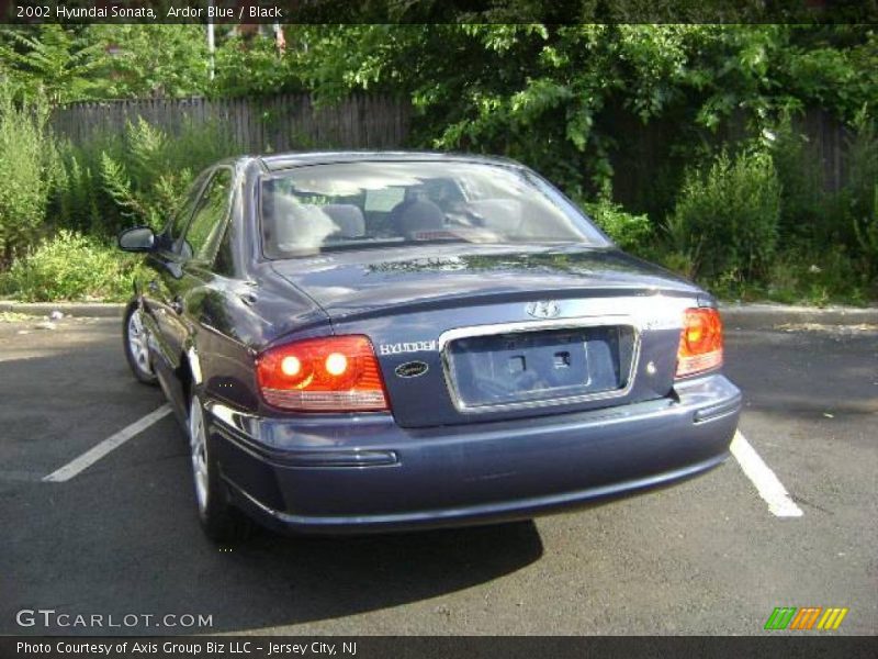 Ardor Blue / Black 2002 Hyundai Sonata