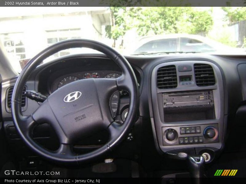 Ardor Blue / Black 2002 Hyundai Sonata