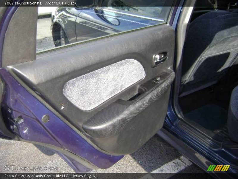 Ardor Blue / Black 2002 Hyundai Sonata
