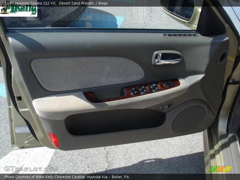 Desert Sand Metallic / Beige 2003 Hyundai Sonata GLS V6