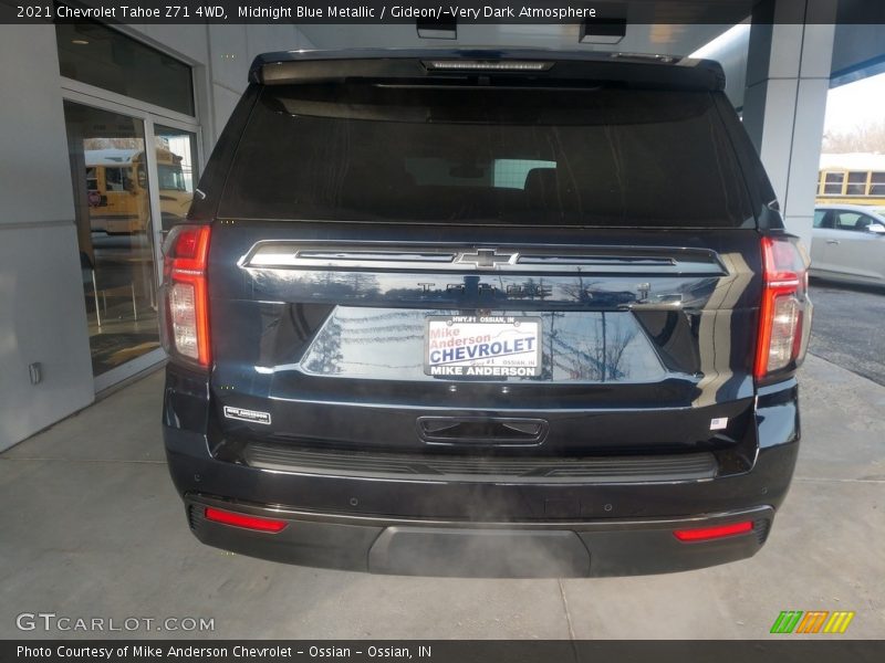 Midnight Blue Metallic / Gideon/­Very Dark Atmosphere 2021 Chevrolet Tahoe Z71 4WD