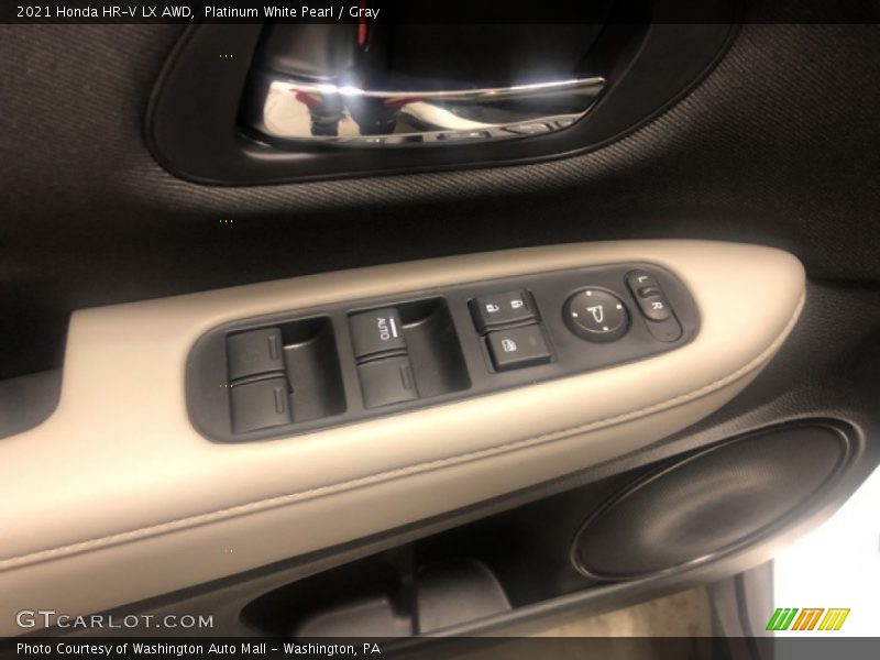 Platinum White Pearl / Gray 2021 Honda HR-V LX AWD