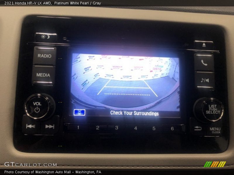 Platinum White Pearl / Gray 2021 Honda HR-V LX AWD