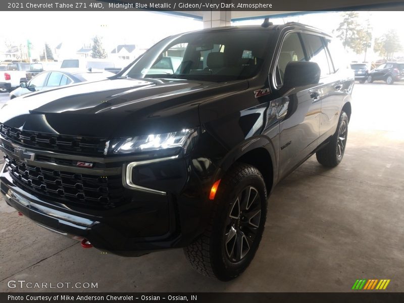 Midnight Blue Metallic / Gideon/­Very Dark Atmosphere 2021 Chevrolet Tahoe Z71 4WD