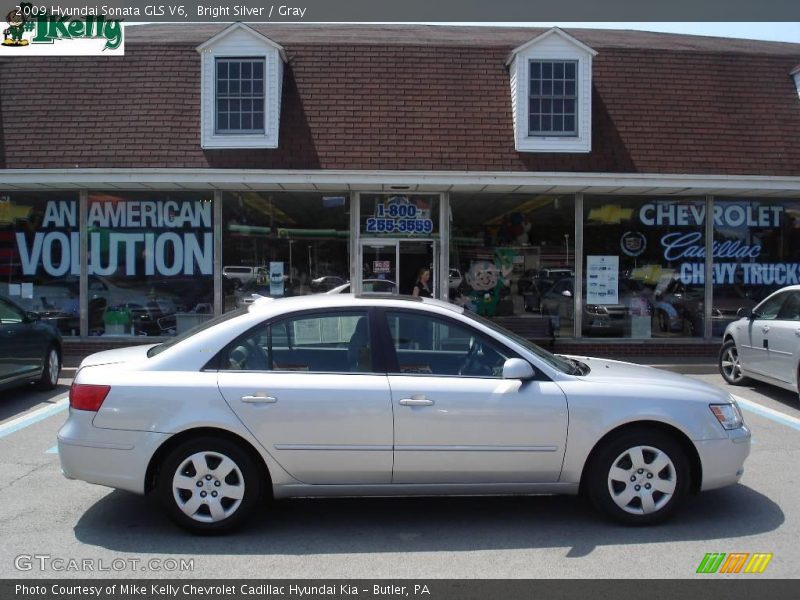 Bright Silver / Gray 2009 Hyundai Sonata GLS V6