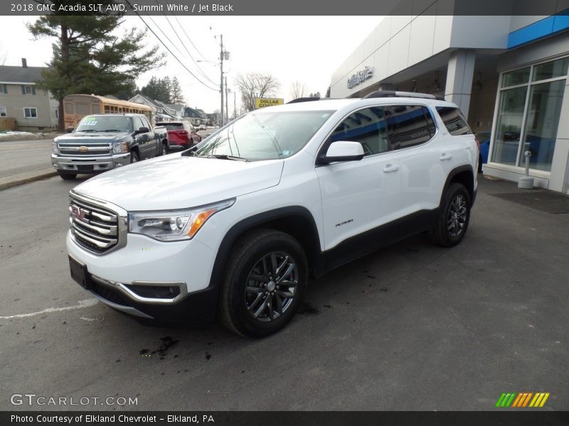 Summit White / Jet Black 2018 GMC Acadia SLT AWD