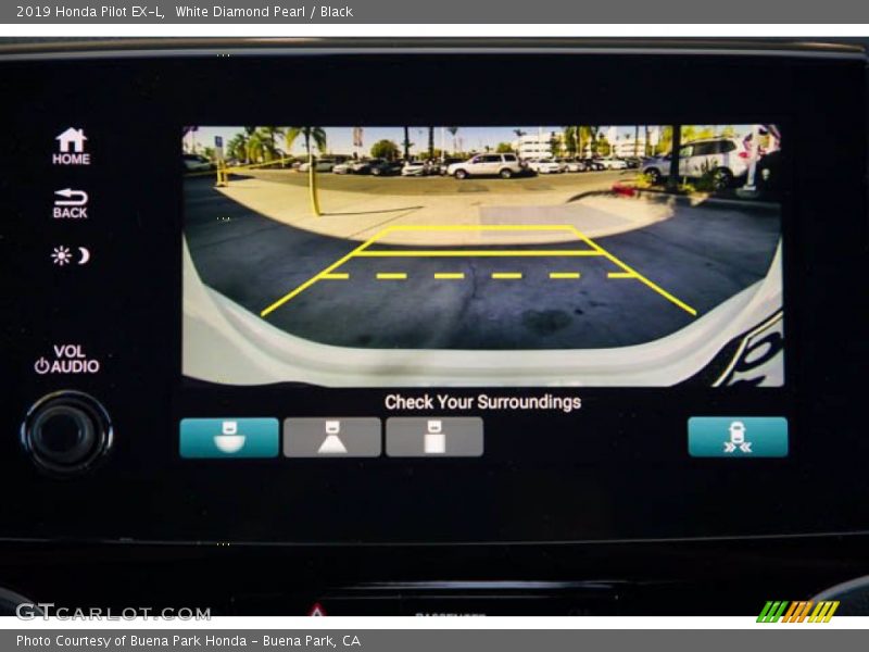 White Diamond Pearl / Black 2019 Honda Pilot EX-L