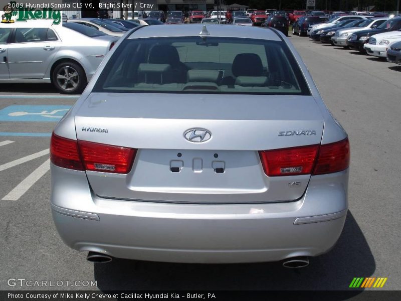 Bright Silver / Gray 2009 Hyundai Sonata GLS V6