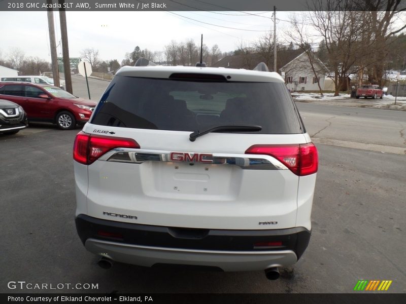 Summit White / Jet Black 2018 GMC Acadia SLT AWD
