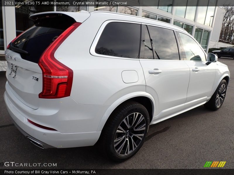 Crystal White Metallic / Charcoal 2021 Volvo XC90 T5 AWD Momentum