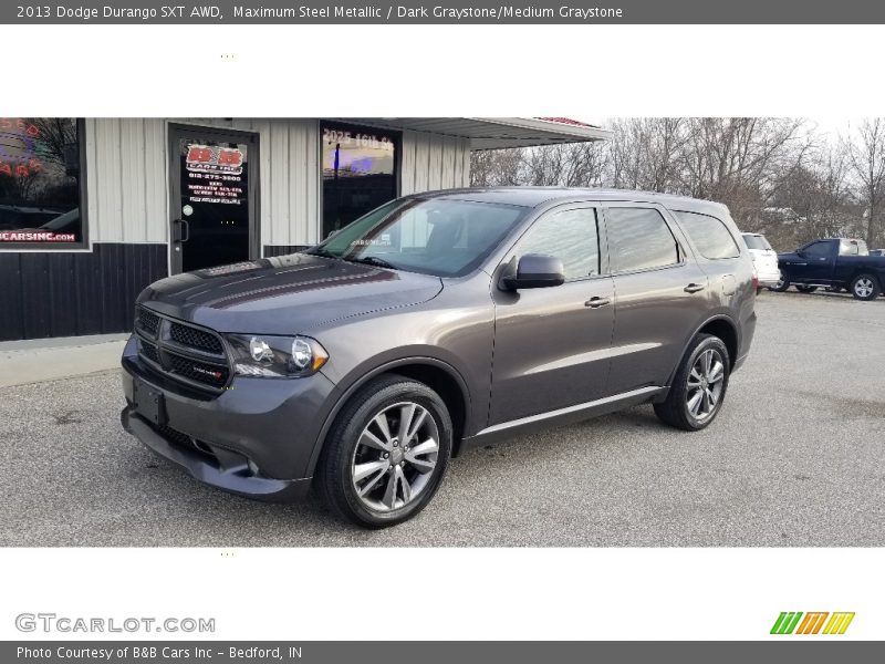 Maximum Steel Metallic / Dark Graystone/Medium Graystone 2013 Dodge Durango SXT AWD