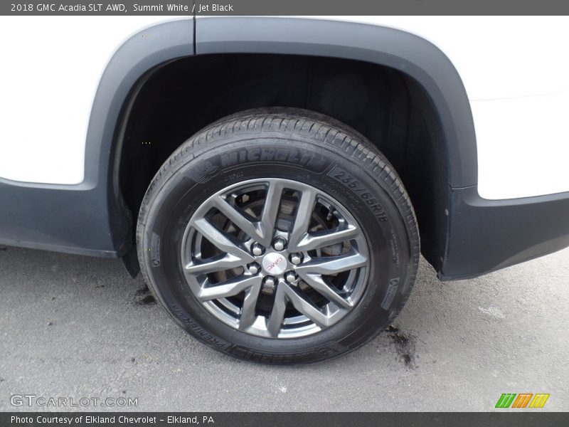 Summit White / Jet Black 2018 GMC Acadia SLT AWD