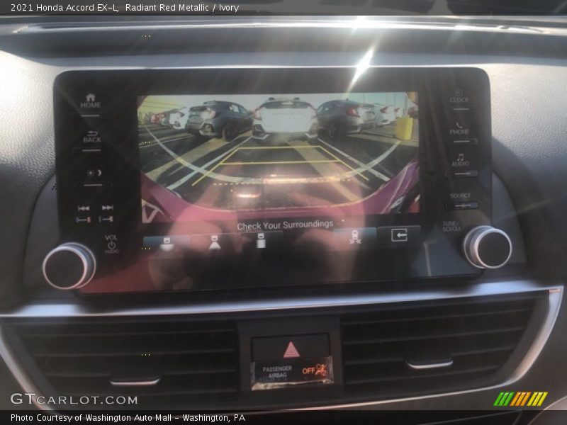 Radiant Red Metallic / Ivory 2021 Honda Accord EX-L