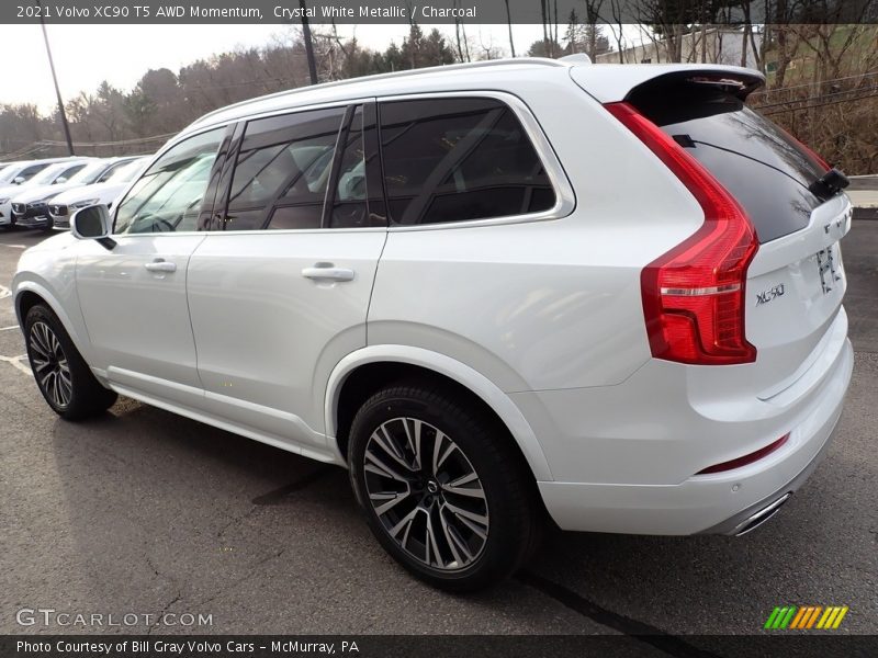 Crystal White Metallic / Charcoal 2021 Volvo XC90 T5 AWD Momentum